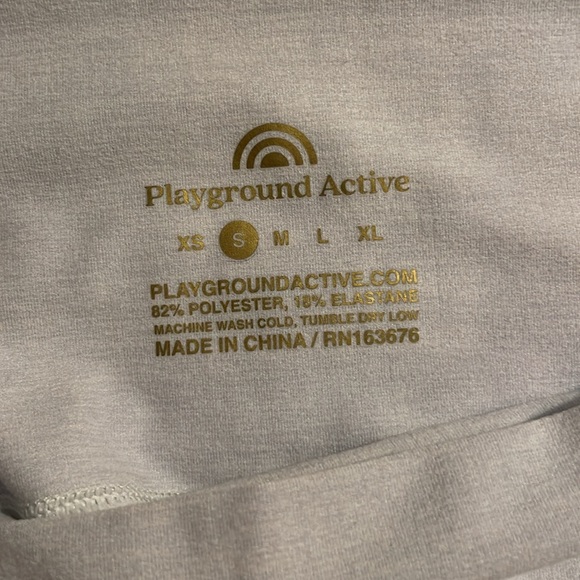 NWOT Playground Active Sunset Leggings in Ice Blue - Picture 6 of 9